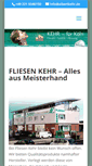 Mobile Screenshot of fliesenkehr.de